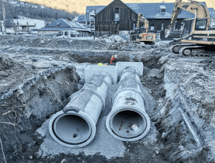 réseau d'assainissement des eaux pluviales en Occitanie