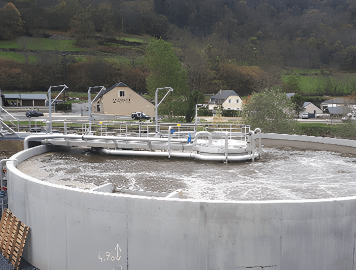 Station d'épuration pour assainissement des eaux usée en auvergne rhone alpes